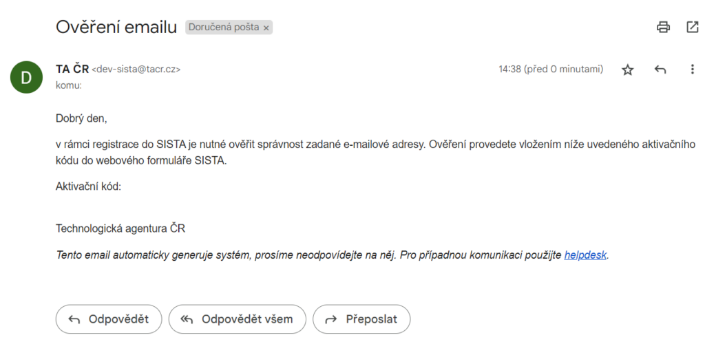 ISTA Prvn P ihl en Technologick Agentura R Ista prvn p ihl en technologick agentura r